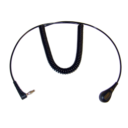 1 pcs : Transforming Technologies CC9043R - Cord (For Wrist Straps) 12' (3.66m) 1 mOhms Black