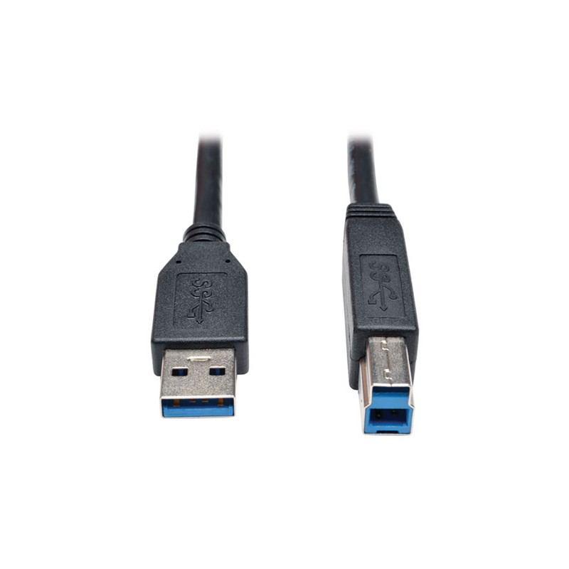 1 pcs : U322-003-BK - CABLE A PLUG TO B PLUG 3'