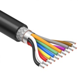 1 pcs : 30-01101 - CABLE 10COND 22AWG BLK SHLD 1M