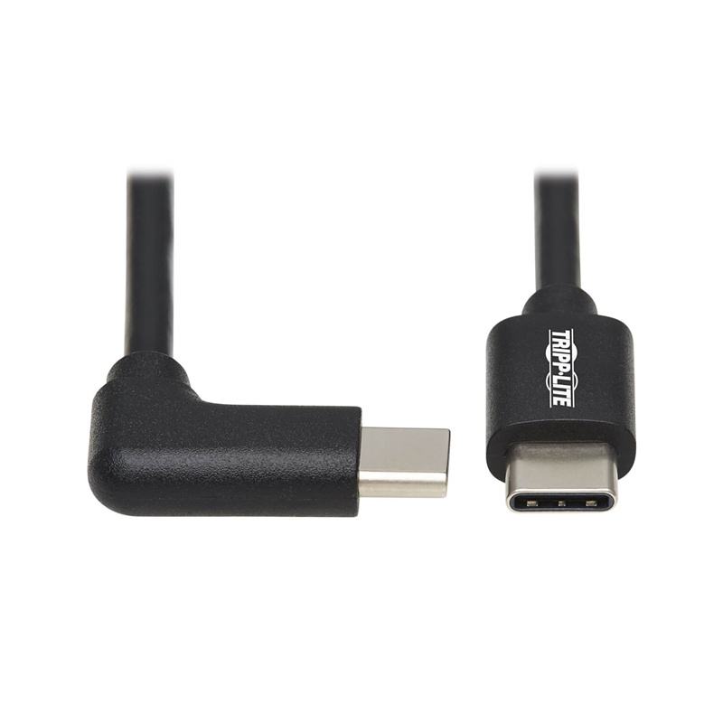 1 pcs : U040-01M-C-RA - CBL USB2.0 C PLG-C PLG R/A 3.28'