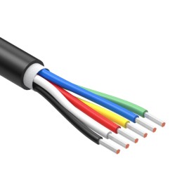 1 pcs : 30-02664 - CBL 6CON 22AWG BLK BIO METER