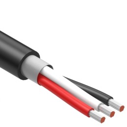 1 pcs : 30-02419 - CABLE 3COND 20AWG BLACK SHLD 1M