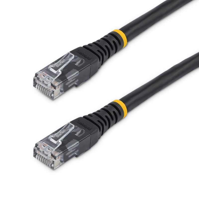 1 pcs : C6PATCH10BK - 10 FT BLACK CAT6 PATCH CABLE