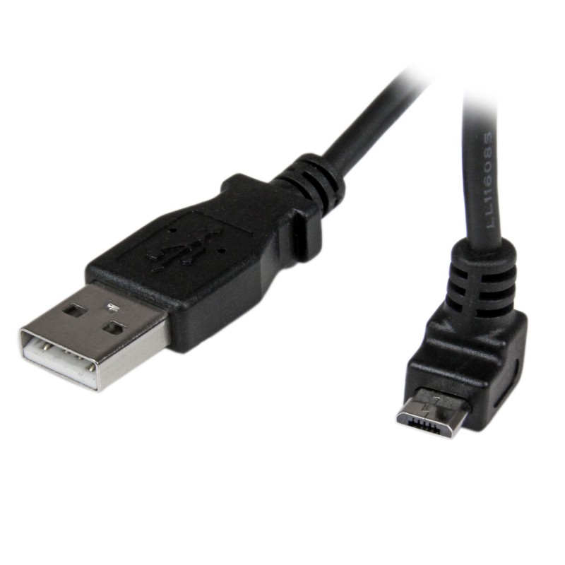 1 pcs : USBAUB1MU - 1M UP ANGLE MICRO USB CABLE