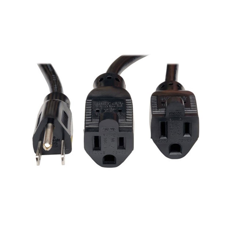 1 pcs : P024-18N-13A-2R - CRD 16AWG NEMA5-15P - 5-15R 1.5'