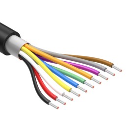 1 pcs : 30-02479 - CABLE 10COND 28AWG BLK SHLD 1M