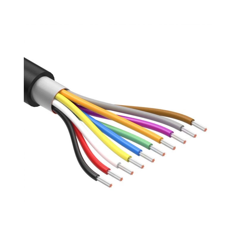 1 pcs : 30-02479 - CABLE 10COND 28AWG BLK SHLD 1M