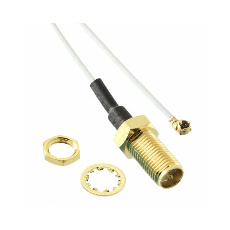 1 pcs : RFCBA110607SA6B301 - CBL ASSY U.FL-RPSMA JK-PL 2.756'