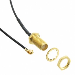 1 pcs : 2032440-1 - CBL ASSY U.FL-SMA JCK-PLG 7.874'