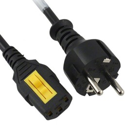 1 pcs : 6051.2003 - CORD CEE 7/7 - IEC 320-C13 6.56'