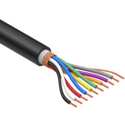 1 pcs : 30-00943 - CABLE 9COND 24AWG BLACK SHLD 1M