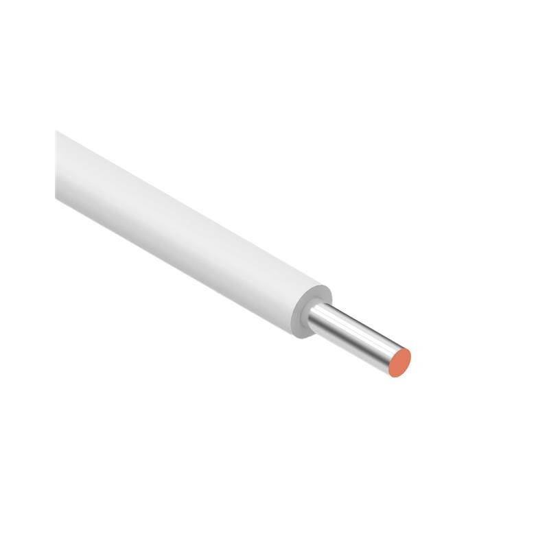 1 pcs : 30-02064 - HOOK-UP SOLID 18AWG WHITE 16.40'
