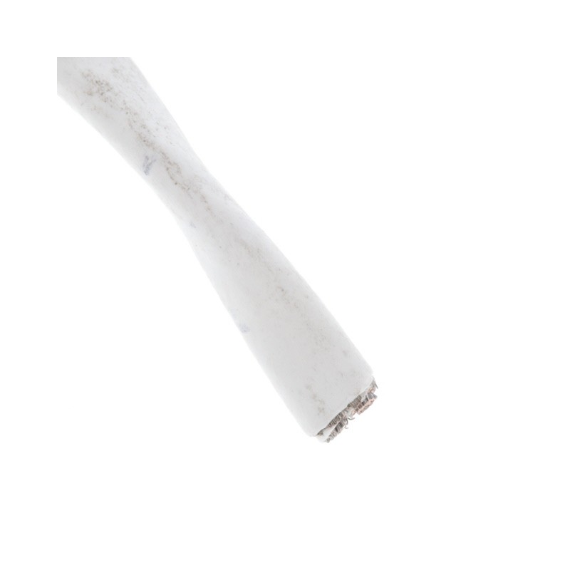 1 pcs : 55A1121-12-9/96-9CS2275 - CABLE 2CON 12AWG WHT SHLD FEET