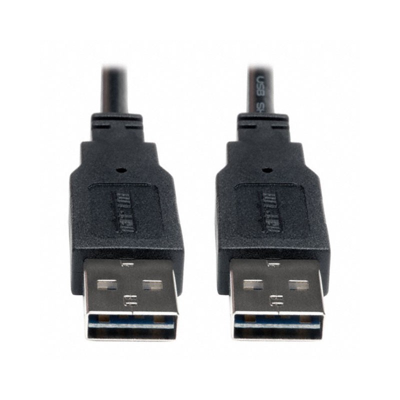 1 pcs : UR020-010 - CBL USB2.0 A PLUG TO A PLUG 10'