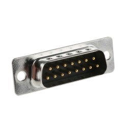 5 pcs - RS PRO 15 Way Panel Mount D-sub Connector Plug, 2.77mm Pitch