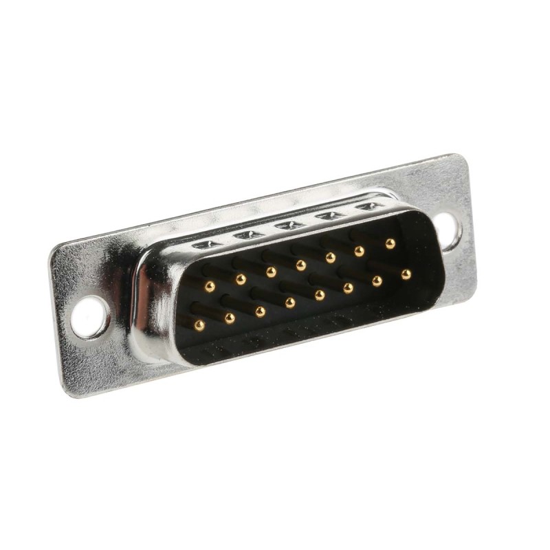 5 pcs - RS PRO 15 Way Panel Mount D-sub Connector Plug, 2.77mm Pitch