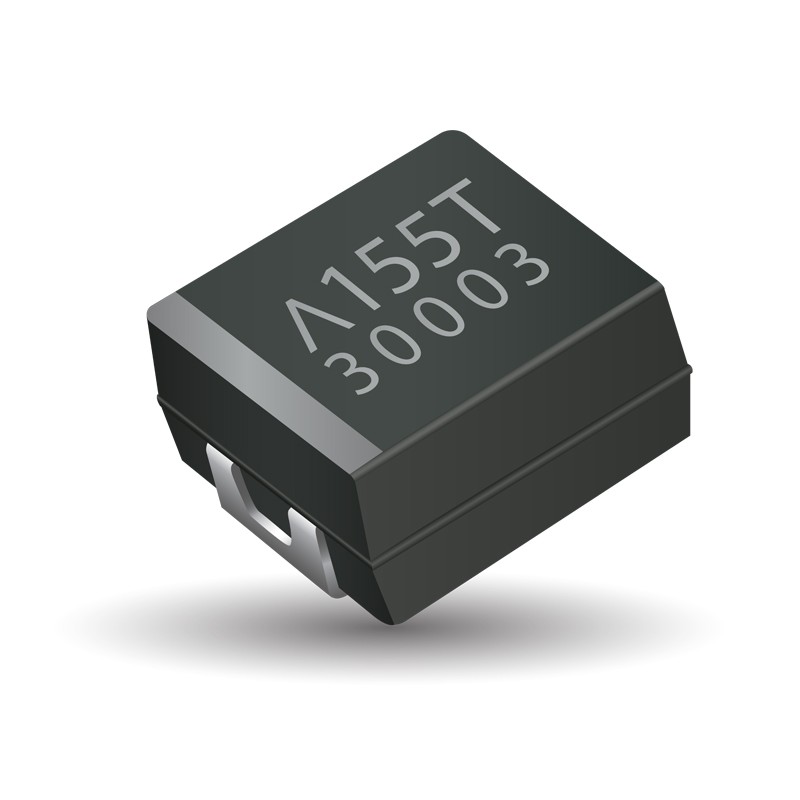 100 pcs - AVX 10μF Surface Mount Polymer Capacitor, 50V dc