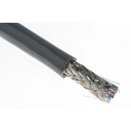 1 Reel of 152 M - Belden Multipairs Multipair Industrial Cable, 4 Pairs, 0.23 mm², 24 AWG, Screened, 152m, Chrome Sheath