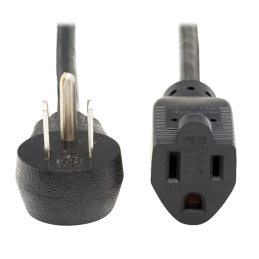 1 pcs : P022-015-15D - POWER EXTENSION CORD, RIGHT-ANGL