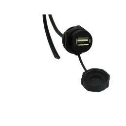 1 pcs : 67U2BD-003-K - CBL USB2.0 A RCPT-OPEN W/COUPL