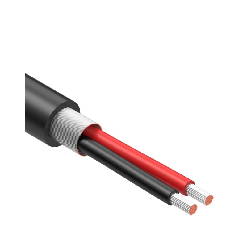 1 pcs : 30-02410 - CABLE 2COND 18AWG BLACK SHLD 1M