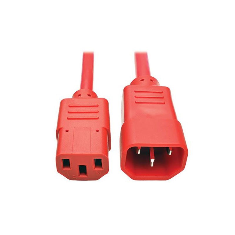 1 pcs : P005-003-ARD - CORD 14AWG IEC320C14 - 320C13 3'