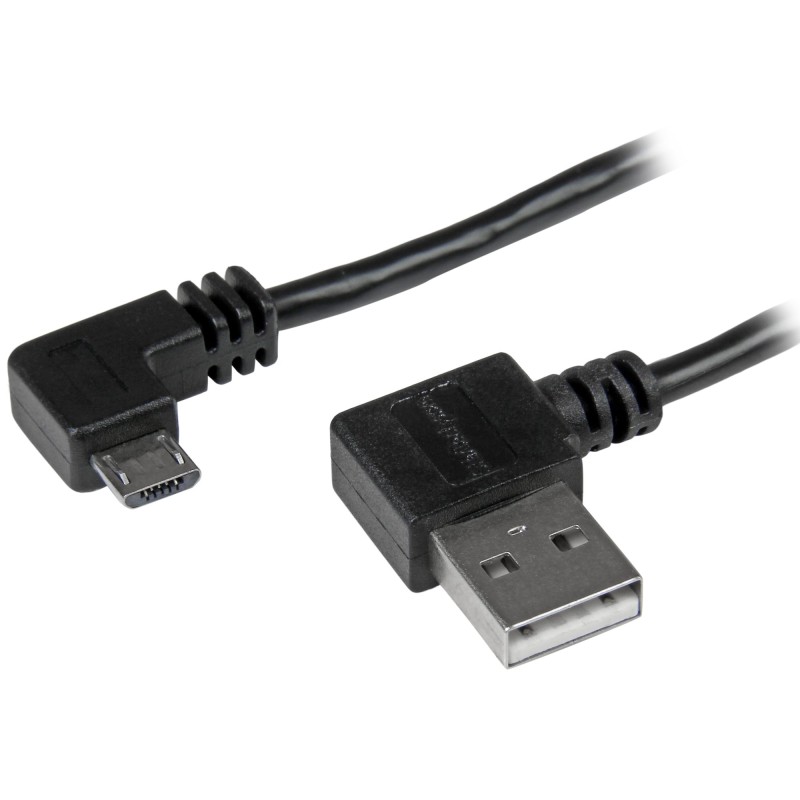1 pcs : USB2AUB2RA1M - 3FT RIGHT ANGLE MICRO-USB CBL