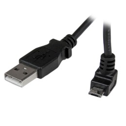 1 pcs : USBAUB2MU - 2M UP ANGLE MICRO USB CABLE