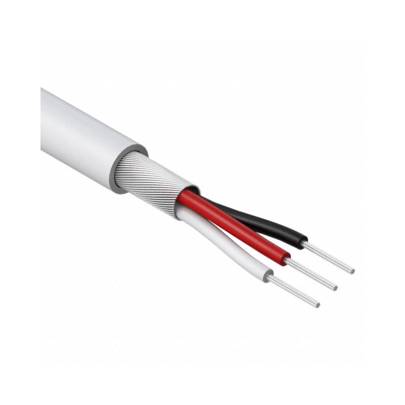 1 pcs : 30-00278 - CABLE 3COND 32AWG WHITE SHLD 5M