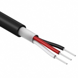 1 pcs : 30-00279 - CABLE 3COND 32AWG BLACK SHLD 5M
