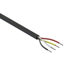1 pcs : 30-00389 - CABLE 4COND 24AWG BLACK 5M