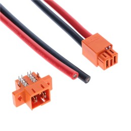 1 pcs : 1-2332664-2 - CABLE ASSY 0.315' 2POS F-M