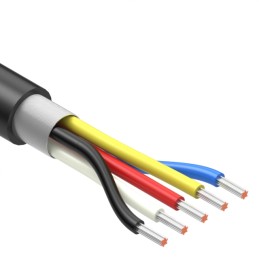 1 pcs : 30-02436 - CABLE 5COND 22AWG BLACK SHLD 1M