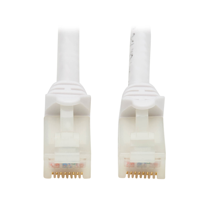 1 pcs : N261AB-010-WH - CABLE MOD 8P8C PLUG TO PLUG 10'