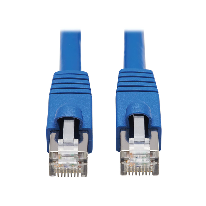 1 pcs : N261P-003-BL - CAT6A 10G-CERTIFIED SNAGLESS F/U