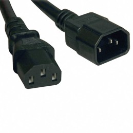 1 pcs : P004-015 - CORD 18AWG IEC 320-C14 - C13 15'