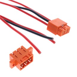 1 pcs : 1-2332664-4 - CABLE ASSY 0.315' 3POS F-M