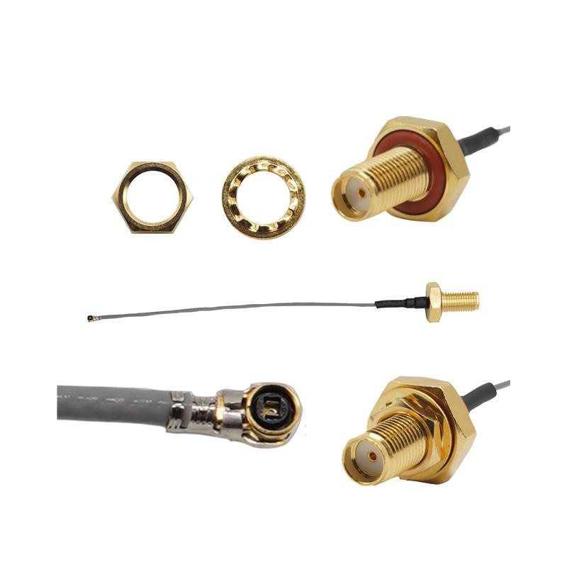 1 pcs : ASMGA005XC113S11 - CBL ASSY SMA-MHF4 JCK-PLG 1.969'