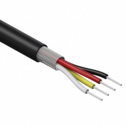 1 pcs : 30-00217 - CABLE 4COND 32AWG BLACK SHLD 5M