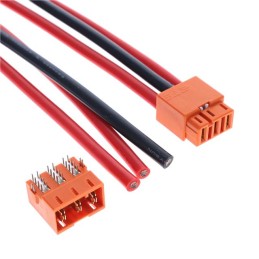 1 pcs : 2332664-8 - CABLE ASSY 0.315' 3POS F-M