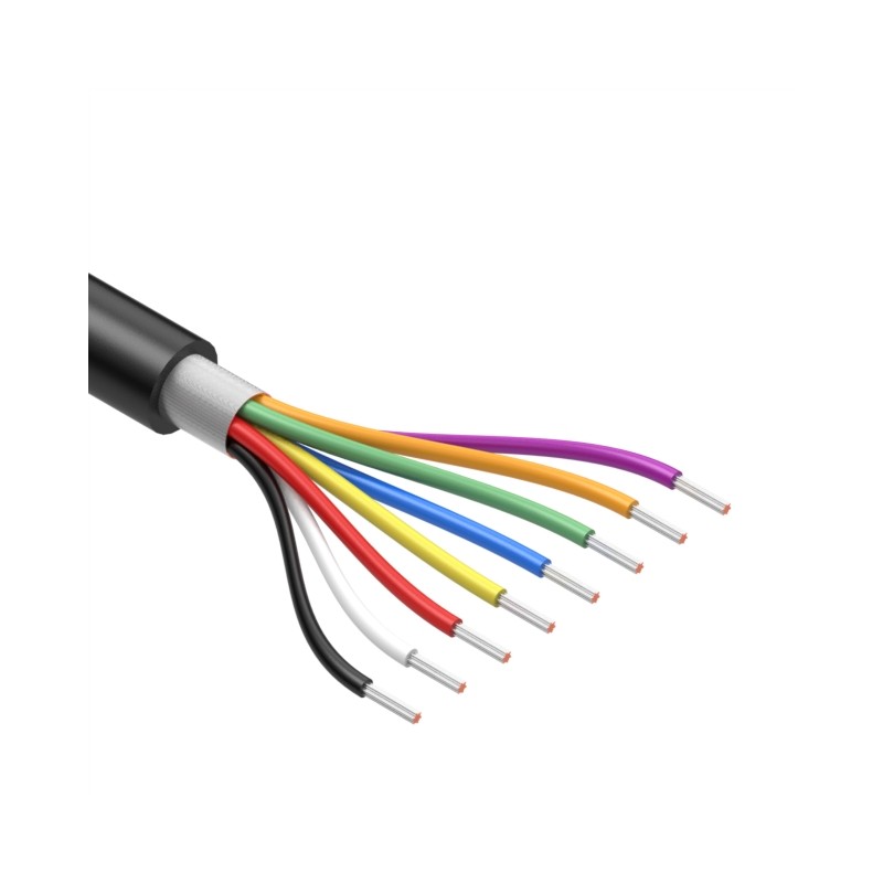 1 pcs : 30-02461 - CABLE 8COND 24AWG BLACK SHLD 1M