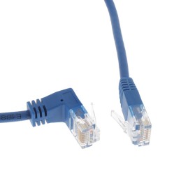 1 pcs : N204-S15-BL-UP - UP-ANGLE CAT6 GIGABIT MOLDED SLI