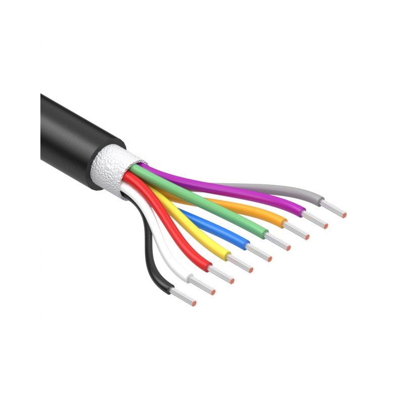 1 pcs : 30-01959 - CABLE 9COND 24AWG BLACK 1M