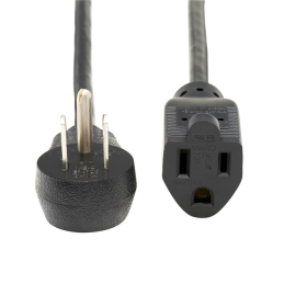 1 pcs : P022-025-15D - POWER EXTENSION CORD, RIGHT-ANGL