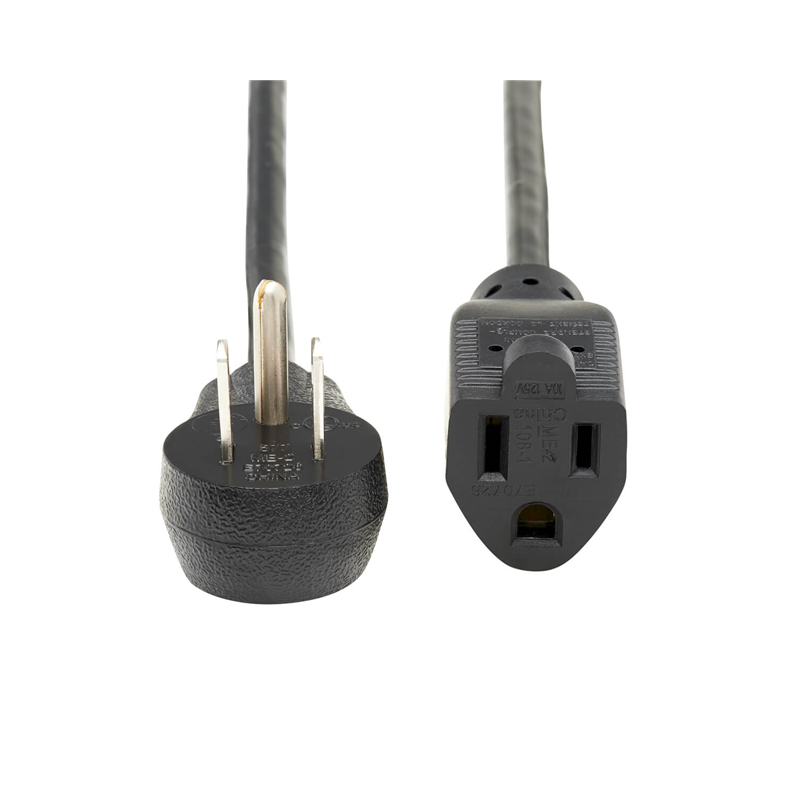 1 pcs : P022-025-15D - POWER EXTENSION CORD, RIGHT-ANGL