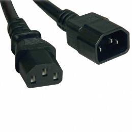 1 pcs : P004-006-13A - CORD 16AWG IEC320C14 - 320C13 6'
