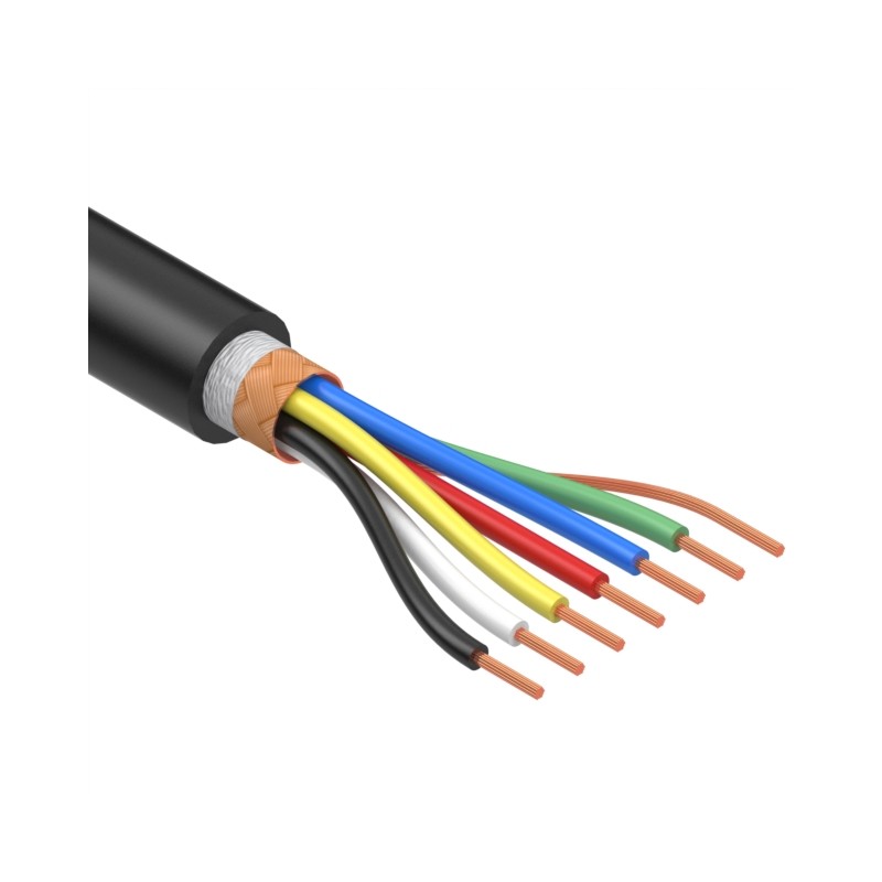 1 pcs : 30-00926 - CABLE 6COND 20AWG BLACK SHLD 1M