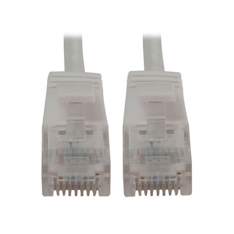 1 pcs : N261-S15-WH - CAT6A 10G SNAGLESS MOLDED SLIM U