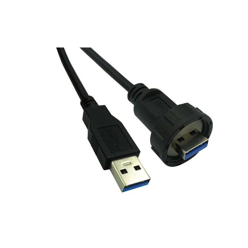 1 pcs : 67U3AC-006-K - CBL A PLUG TO A PLUG W/COUPL 6'