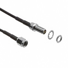 1 pcs : CSA-RPSM-216-RSFB - CBL ASSY RPSMA JACK TO PLUG 8.5'